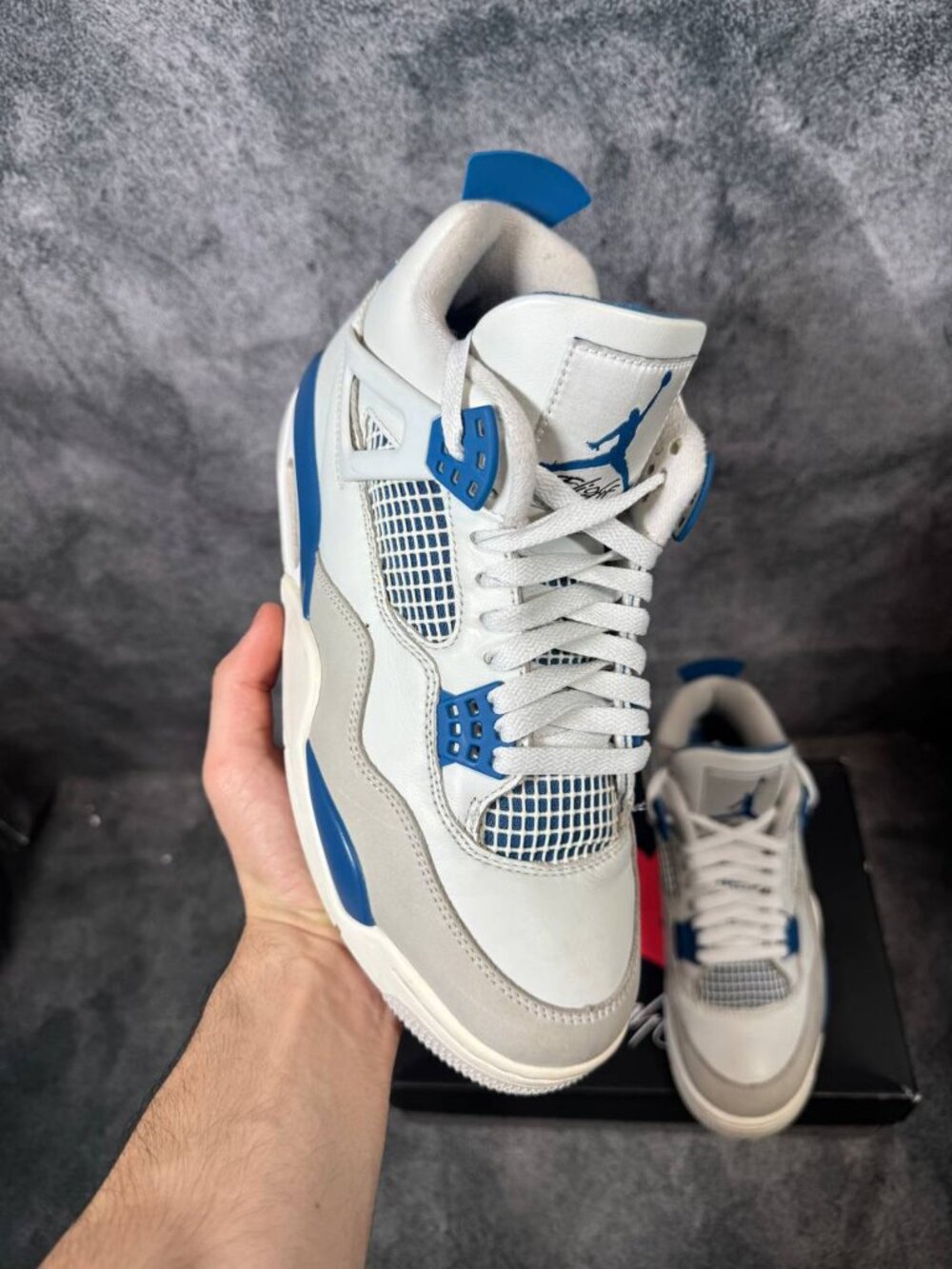 Size 8.5 | Jordan 4 Military Blue With Box | Pre-Owned